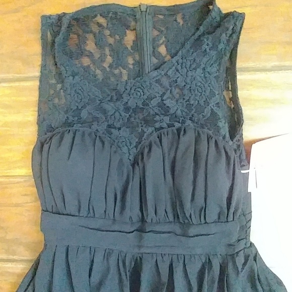 Prom dress size medium navy blue brand new with ta - Picture 2 of 4
